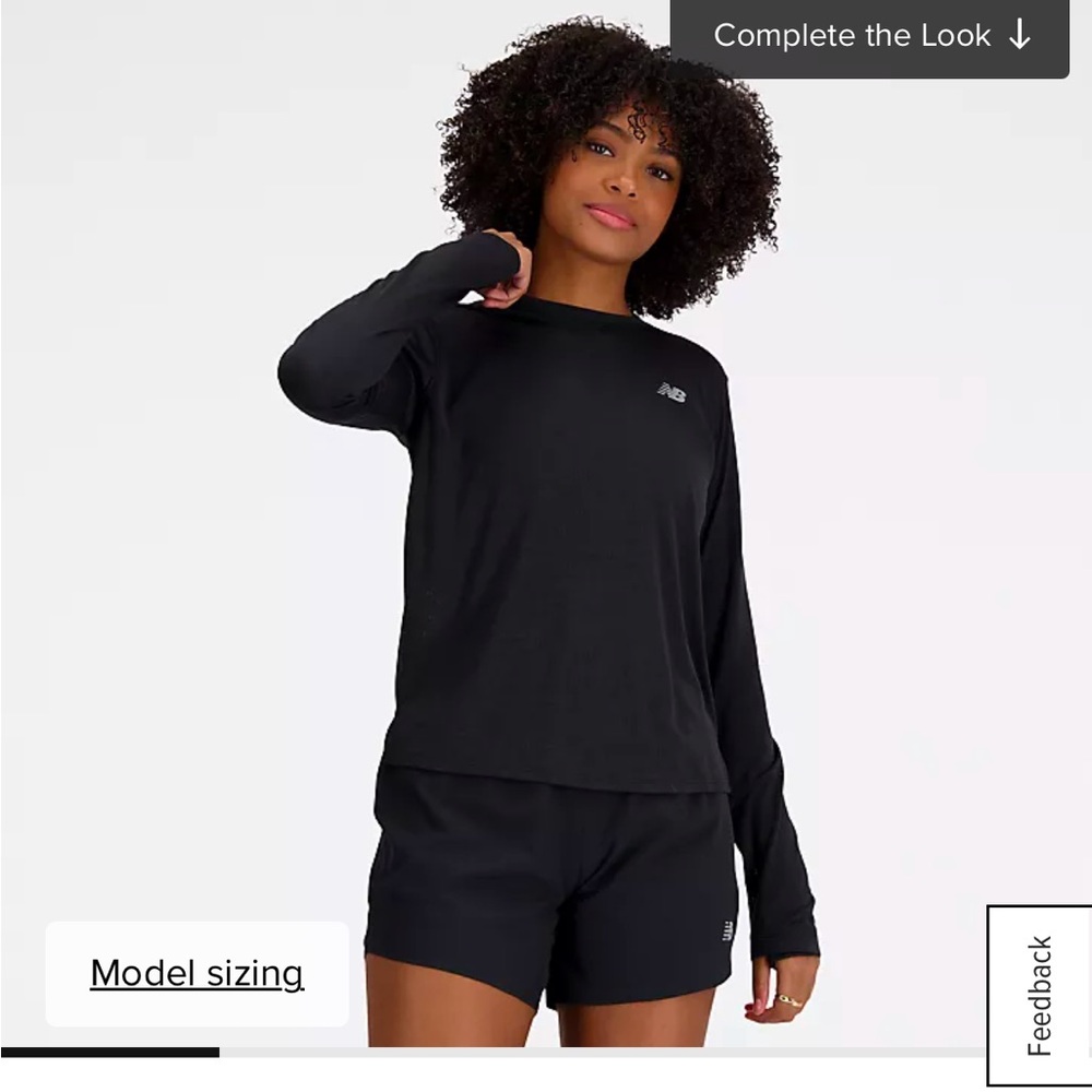 New Balance Gray Long Sleeve Crew Neck Hoodie